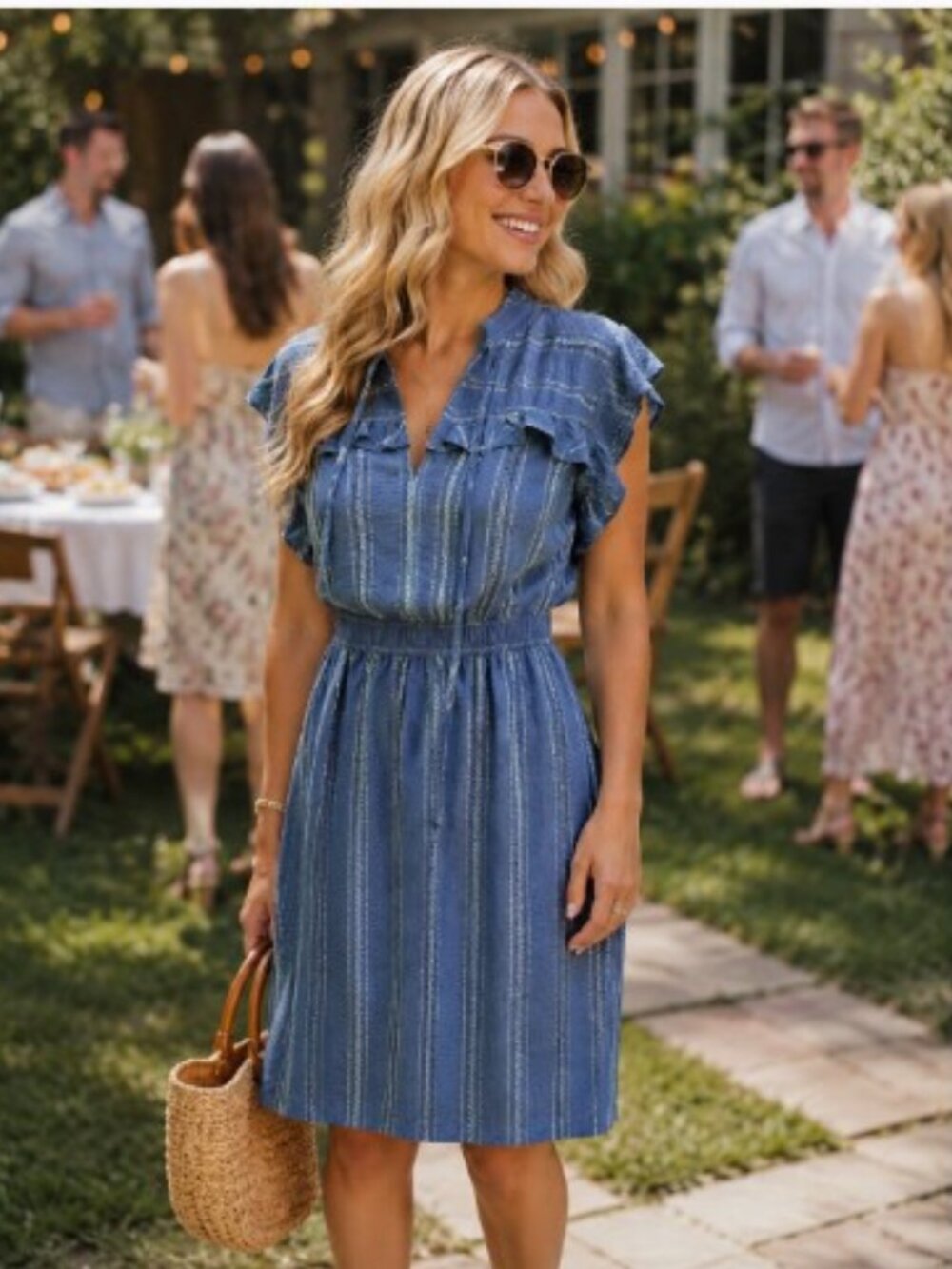 Calvin Klein Flutter Sleeve Dress, Size 14 *NWOT